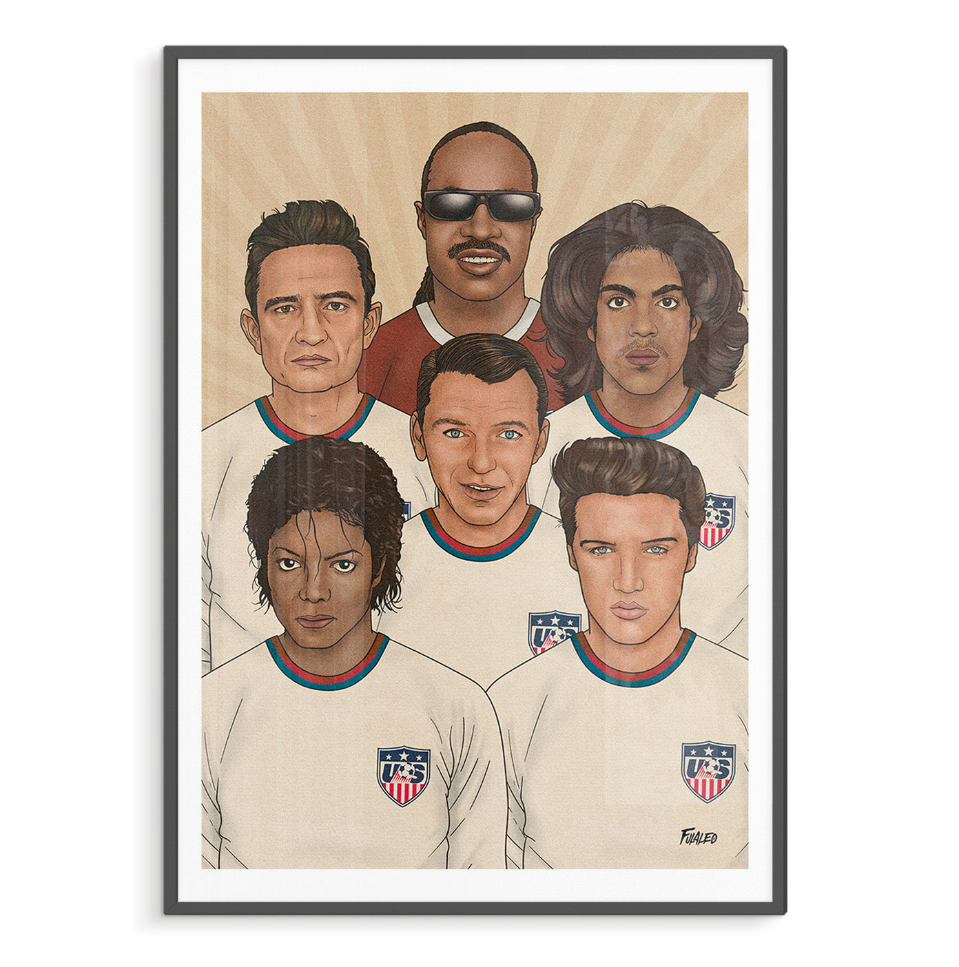 USA Music Team Print