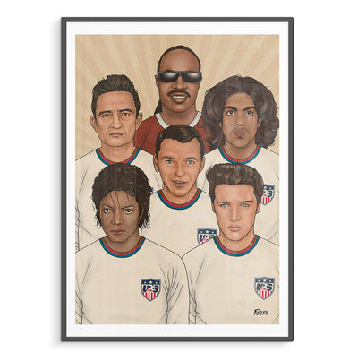 USA Music Team Print