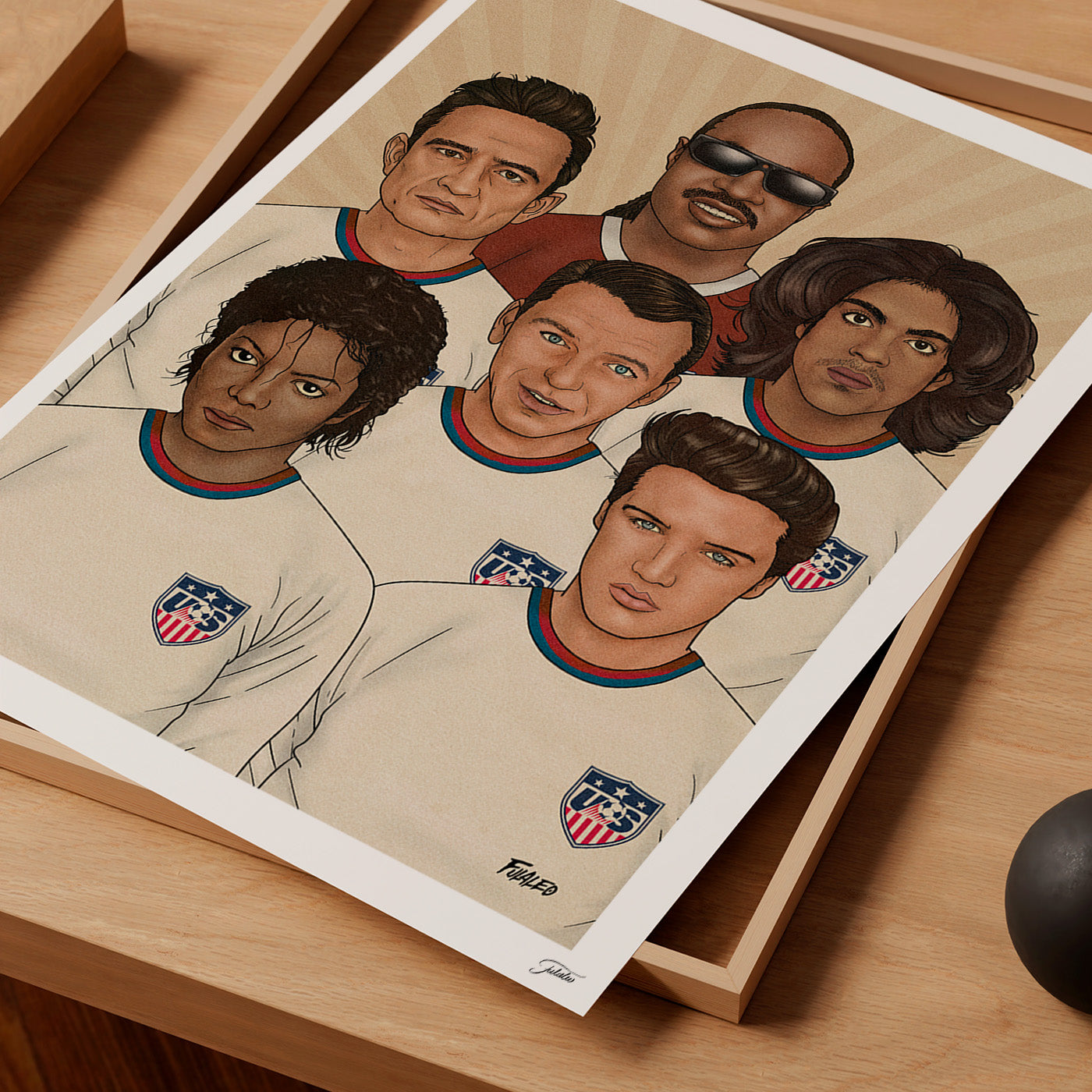 USA Music Team Print